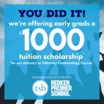 Early High School Graduation Cosmetology Tuition Scholarship at TSB